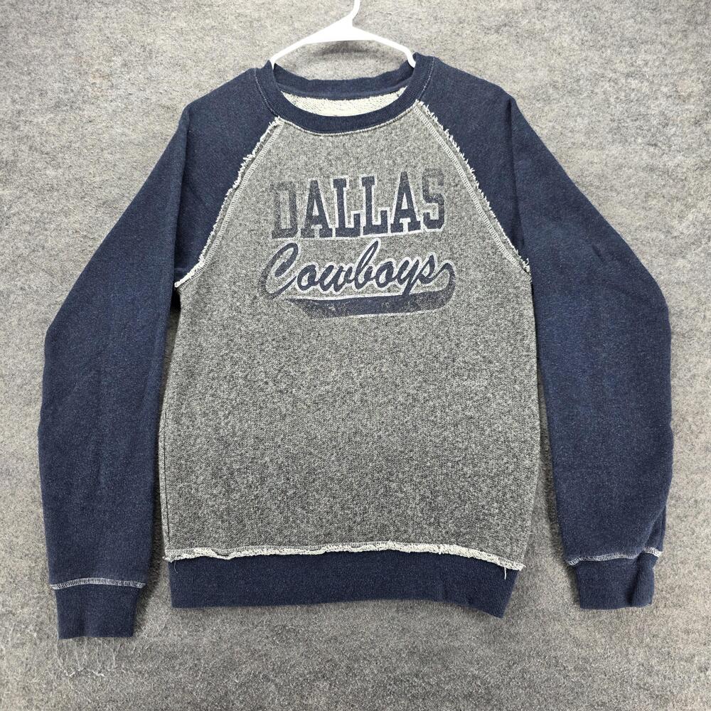 Dallas Cowboys Sweatshirt Mens M Gray NFL Football Legends Collection Crewneck